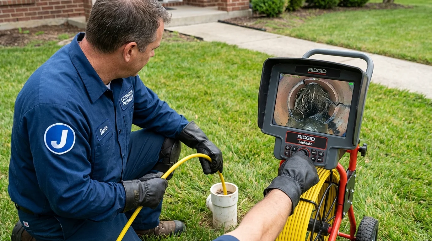 Sewer camera inspection being performed by Johns Plumbing LLC in Winnemucca